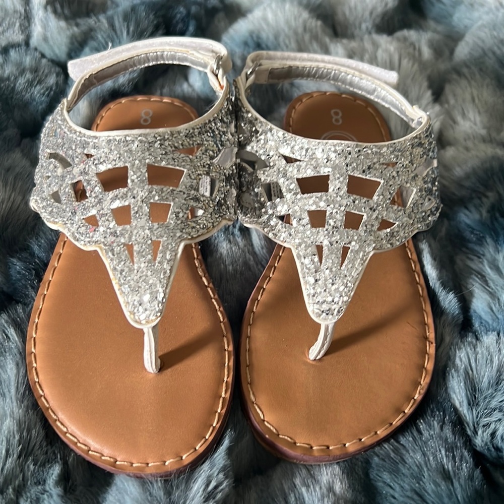 Toddler Girl’s Glitter Sandal